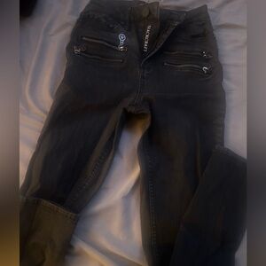 Blackcraft Jeans with Pentagram Zipper Accents